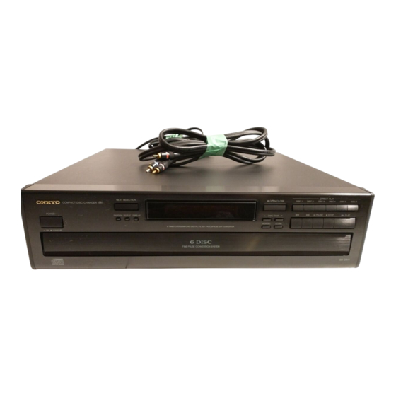 Onkyo DX-C311 Instruction Manual