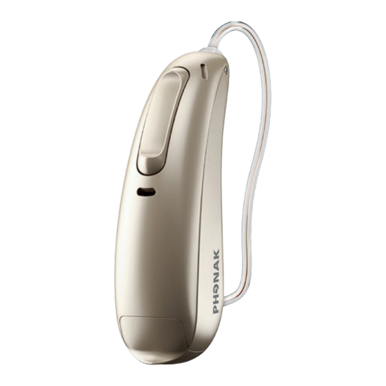 Phonak Audeo P-312T User Manual