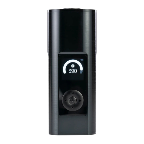 Arizer SOLO III Owner's Manual