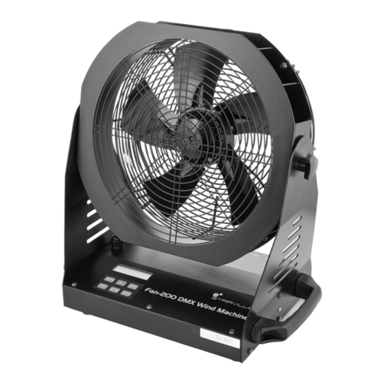 thomann STAIRVILLE Fan-200 DMX User Manual