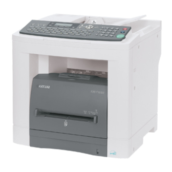 Kyocera KM-F1060 Operating Instructions Manual