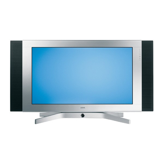 Loewe LCD screen TV ConceptL26Basic Operating Instructions Manual