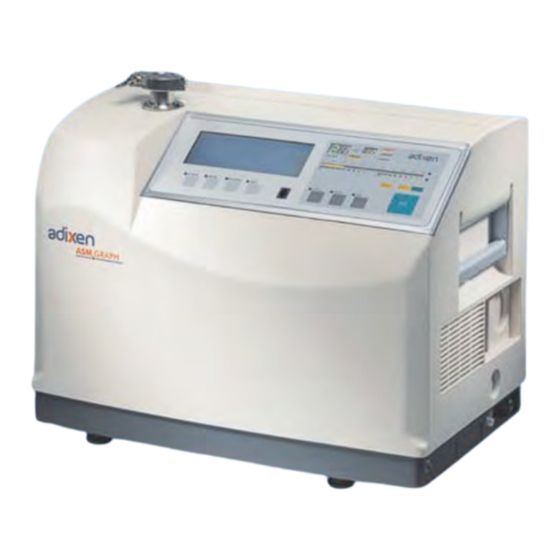 Adixen ASM 142 User Manual