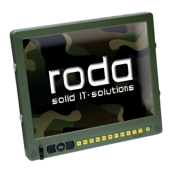 Roda RD15 B Manuals