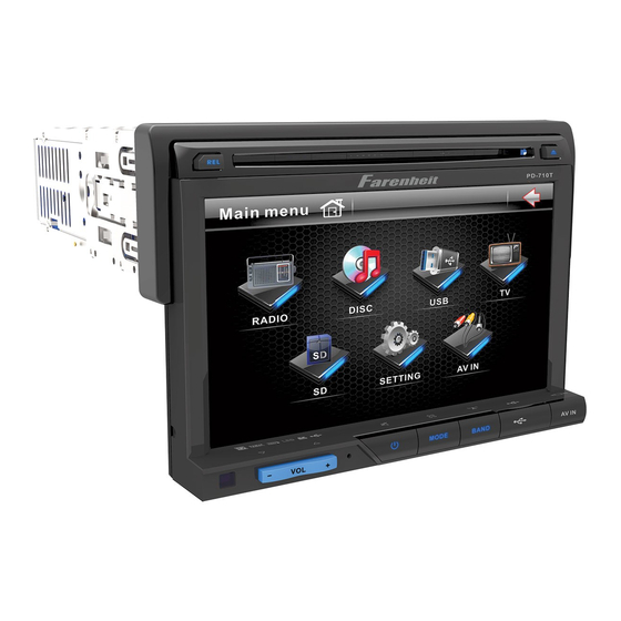 Farenheit TI-710 Owner's Manual