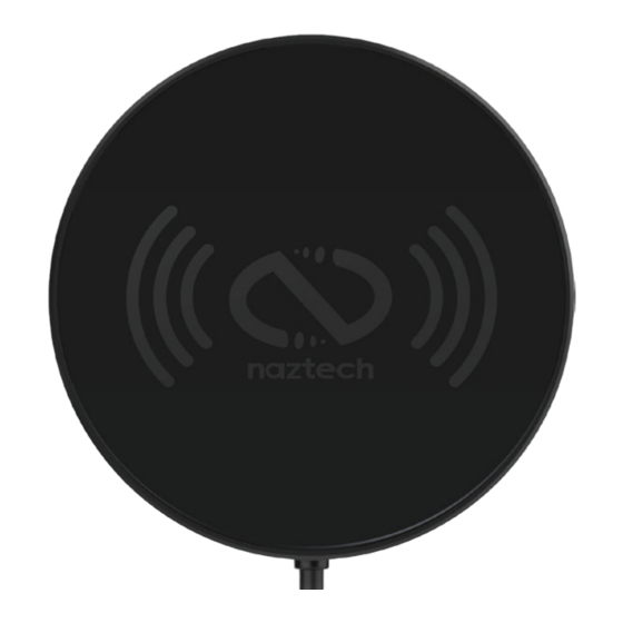 Naztech Alloy Wireless Fast Charger Manuals