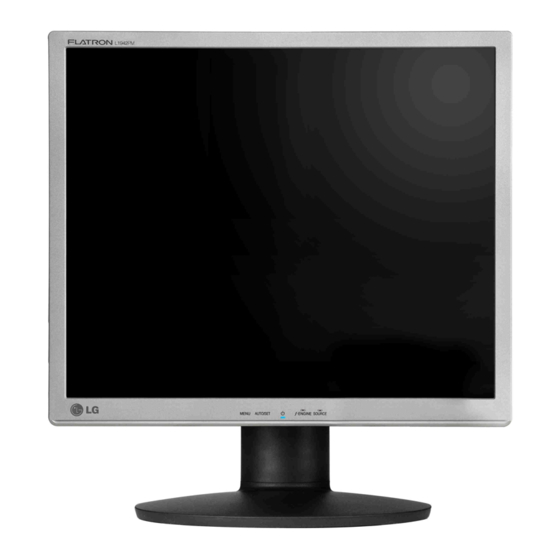 LG Flatron L1942PM User Manual