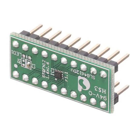 Renesas SLG46120V Quick Start Manual