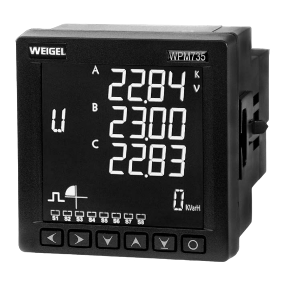 Weigel WPM 735 E Operating Manual