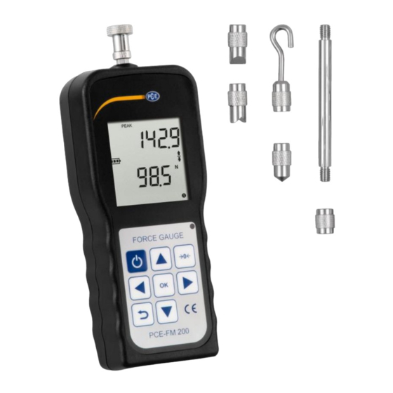 PCE Instruments PCE-FM 50N User Manual