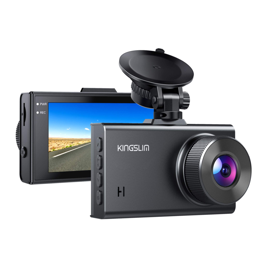 Kingslim D2 - Dash Cam Manual