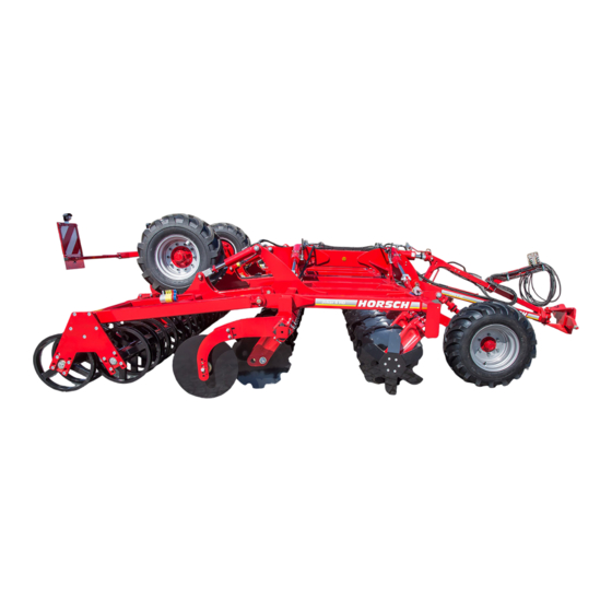 horsch Joker HD Series Owner's Manual