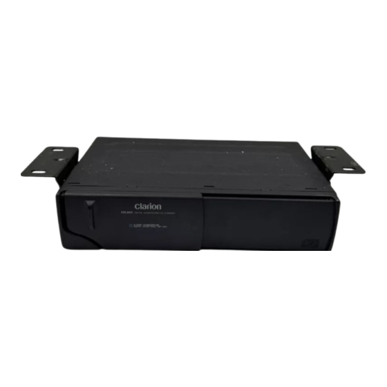 Clarion CDC 605 Owner's Manual
