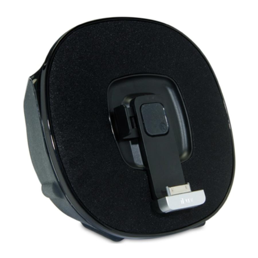 iLuv iMM190 - App Station Alarm Clock Dock Manual