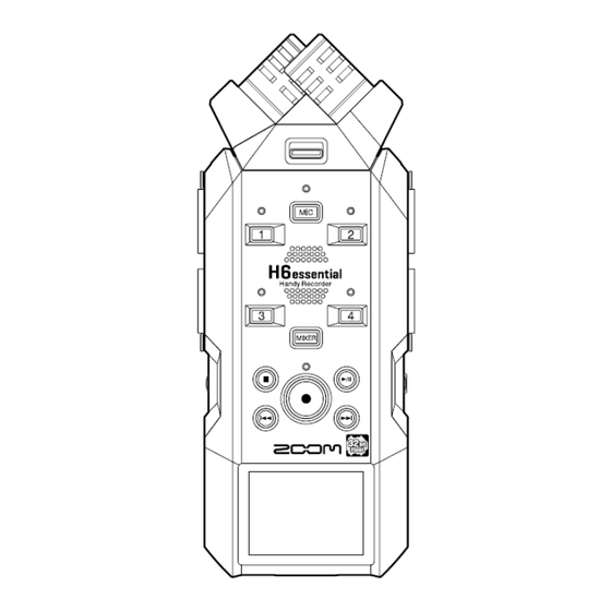 Zoom H6essential Installation Manual