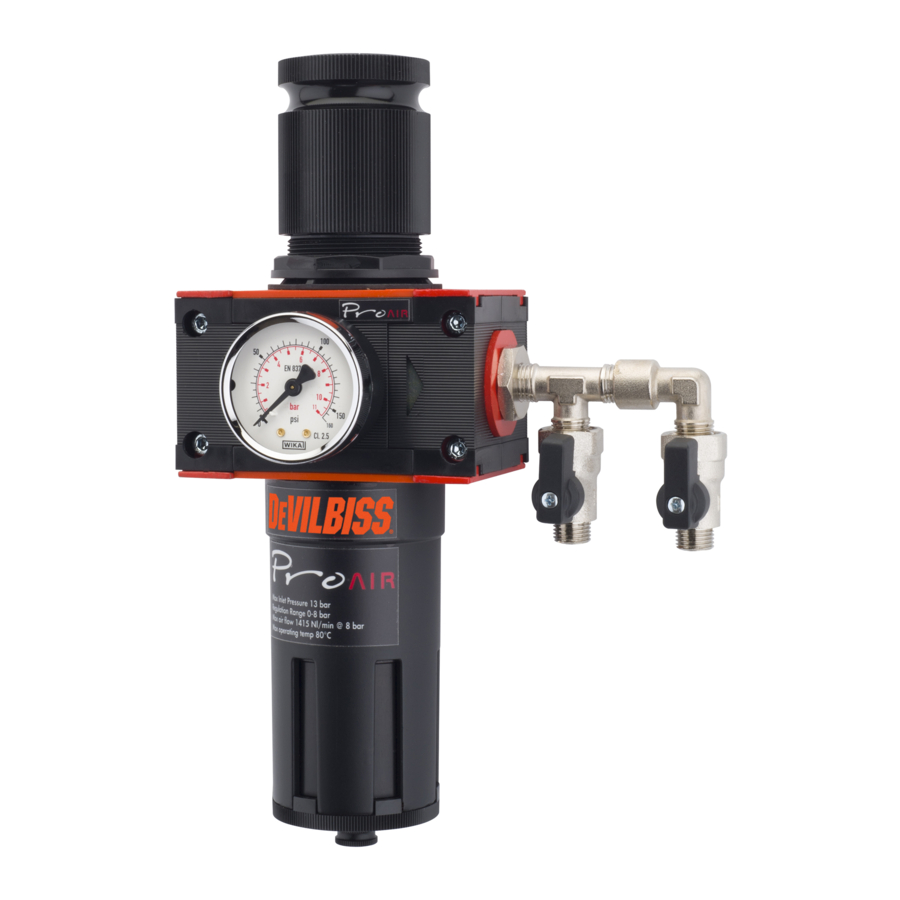 DeVilbiss PRO AIR 1 / AIR 2 / AIR 3 Manual