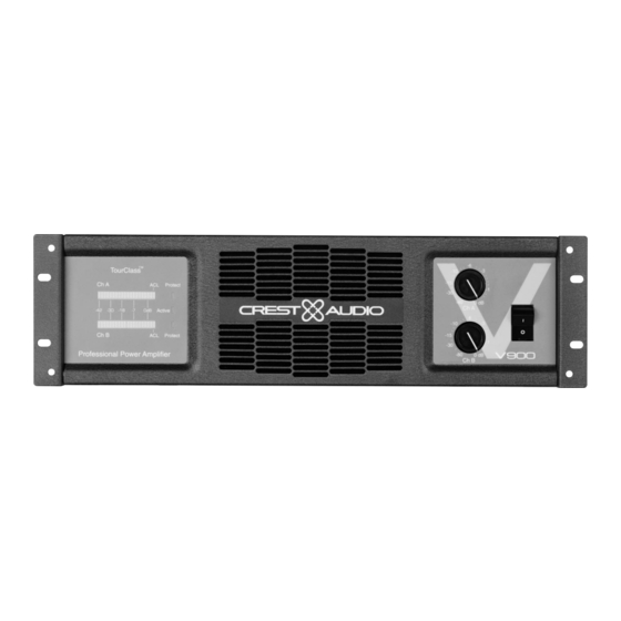 Crest Audio V900 Specifications
