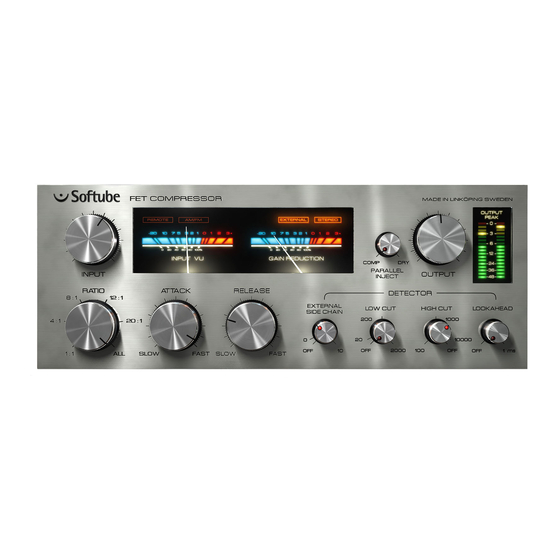 SOFTUBE fet compressor Manuals