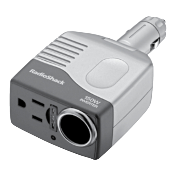 Radio Shack DC-to-AC Power Inverter User Manual