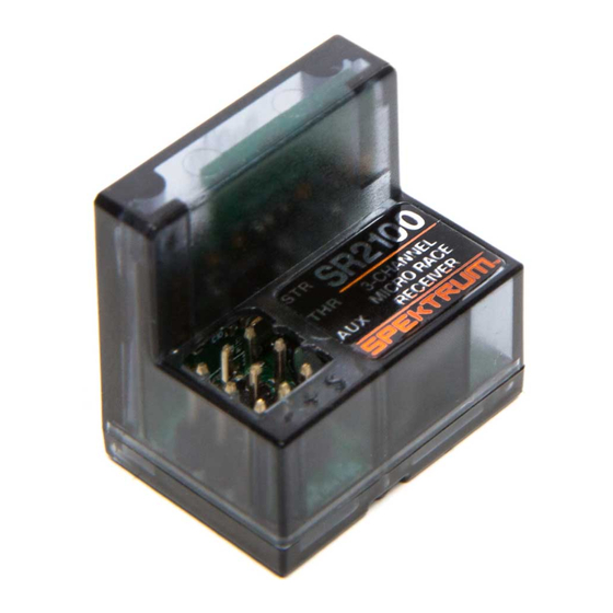 Horizon Hobby Spektrum SR2100 Instruction Manual