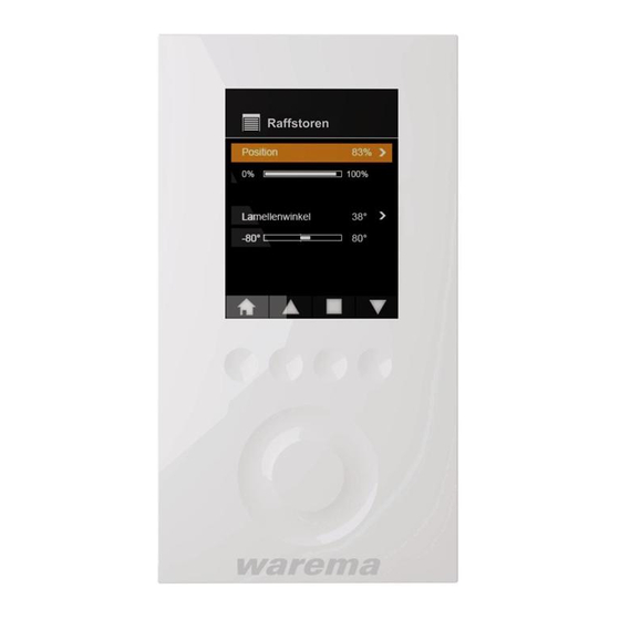 WAREMA Wisotronic 4 Installation Instructions Manual