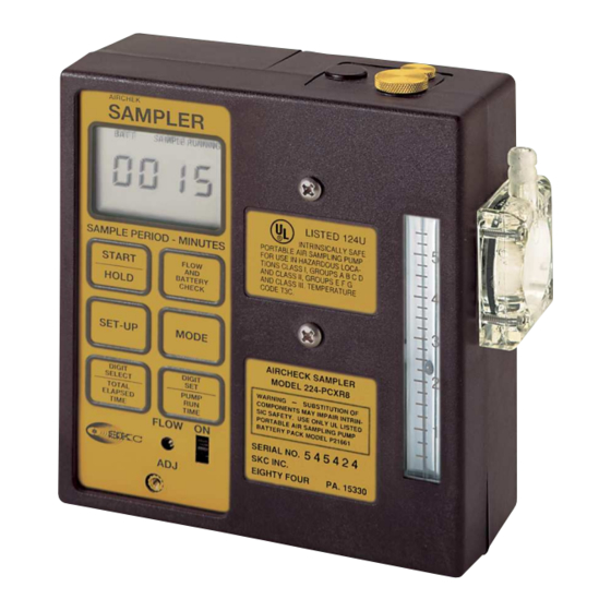 SKC 224-44XR Operating Instructions Manual