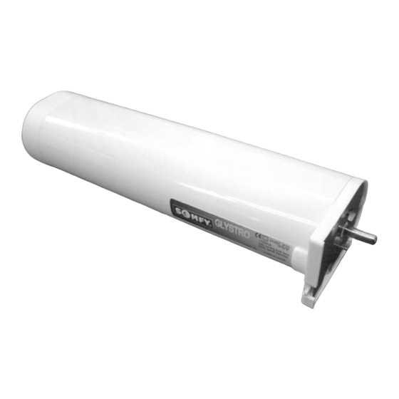 SOMFY Home Motion Glystro Installation Manual