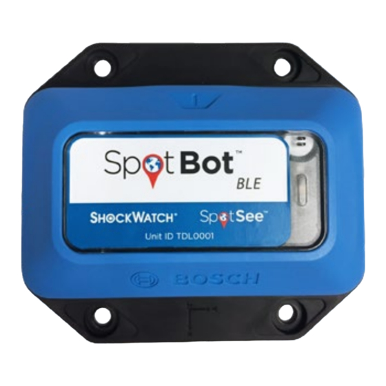 Bosch ShockWatch SpotBot BLE Quick Start Manual