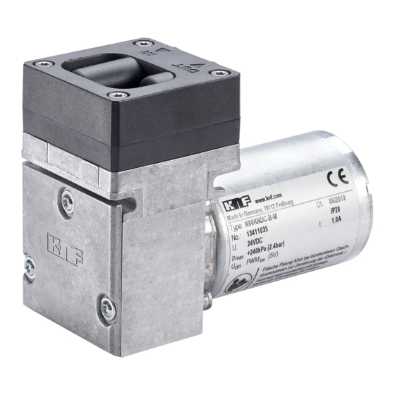KNF N96K E-W Manual