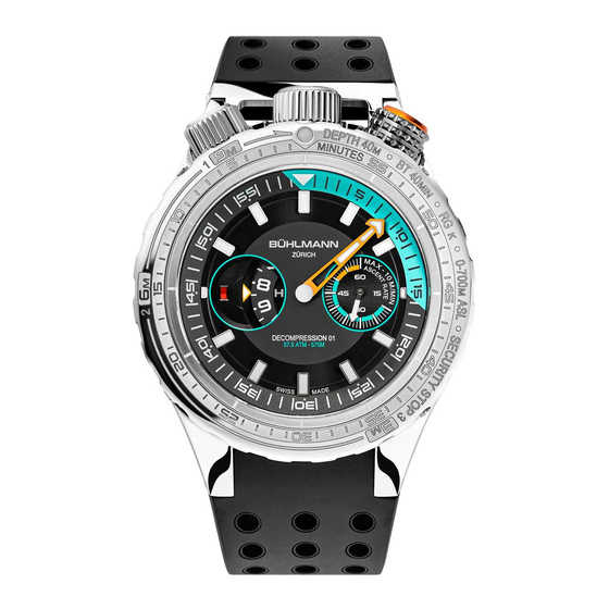 BÜHLMANN Decompression 01 Diving Watch Manuals