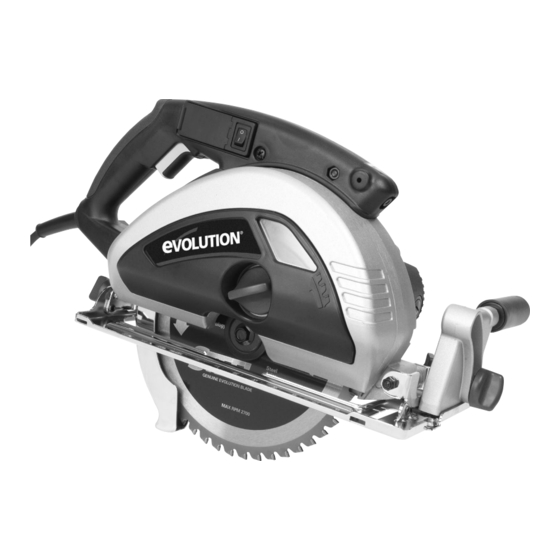Evolution EVOSAW2301 Instructions Manual