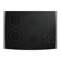 Whirlpool GJC3034RP - Pure 30 Inch Smoothtop Electric Cooktop Installation Instructions Manual