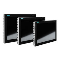 Siemens SIMATIC HMI ITC1500 V3 PRO Operating Instructions Manual
