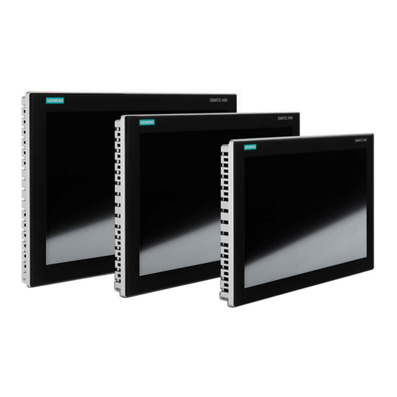 Siemens SIMATIC ITC1200 V3 Operating Instructions Manual