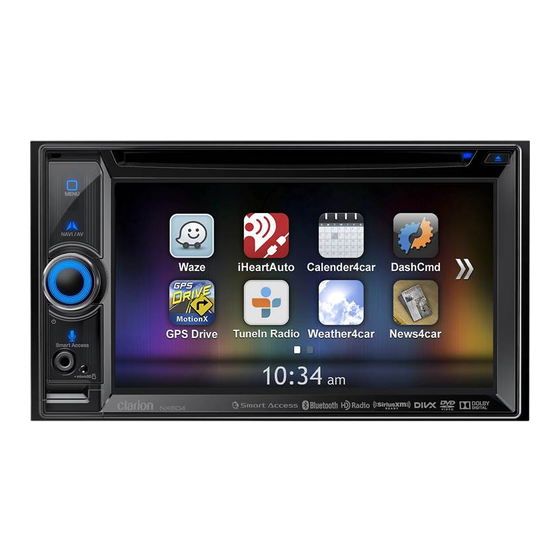 Clarion NX604 Owner's Manual