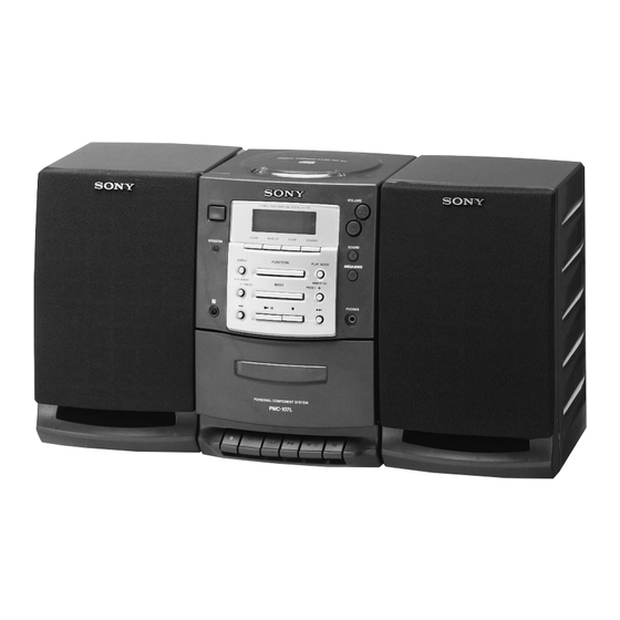 Sony PMC-107L Service Manual