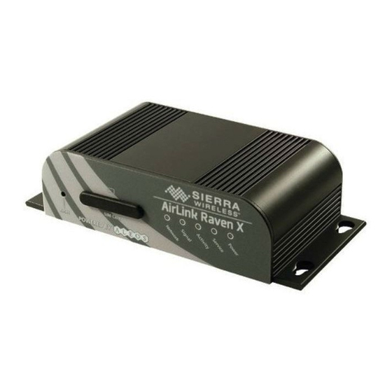 Sierra Wireless AirLink Raven X Quick Start Manual