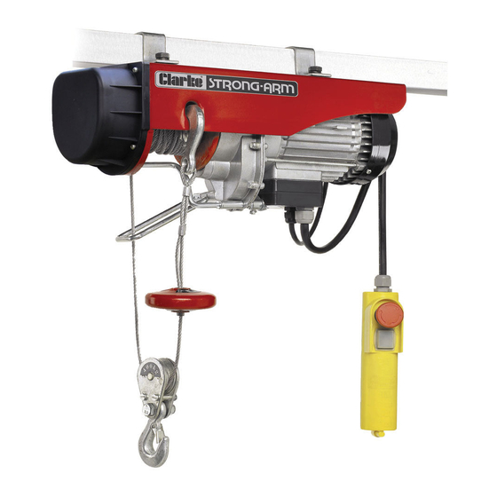 Clarke Strong-Arm CH2500B Operation & Maintenance Instructions Manual