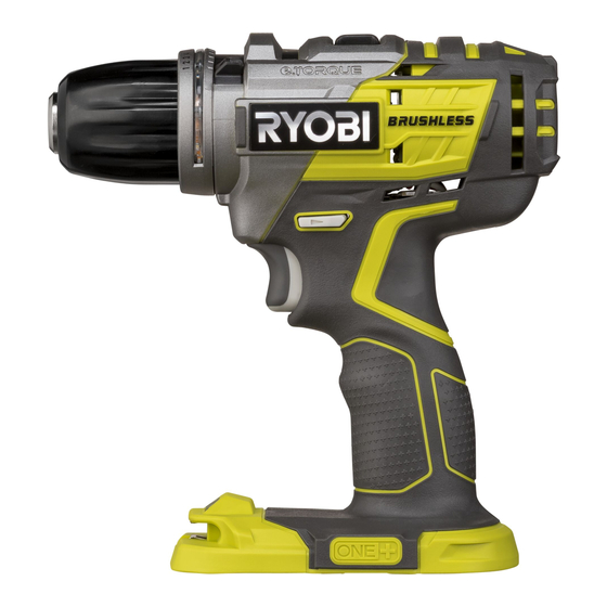 Ryobi R18DDBL Original Instructions Manual