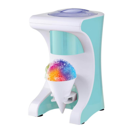 Brentwood Snow Cone Maker Machine Manuals