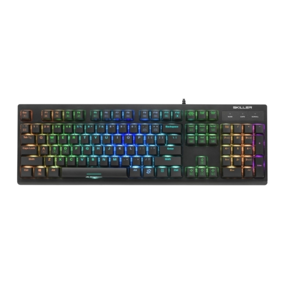 Sharkoon Skiller SGK30 Manual