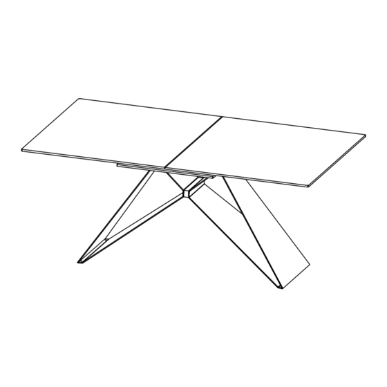 Mobital THE W DIN TABLE Assembly Instructions