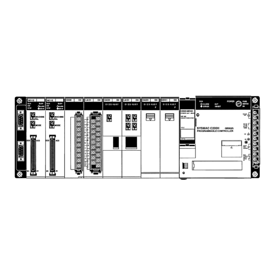 Omron SYSMAC C200H CPU03-E Installation Manual