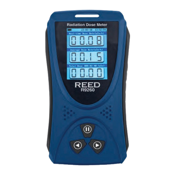 Reed Instruments R9260 Instruction Manual