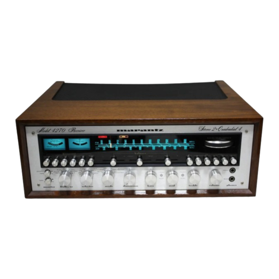 Marantz 4270 User Manual