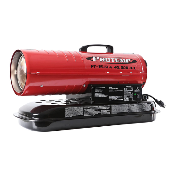 Protemp PT 70T-KFA Owner's Manual And Operating Instructions