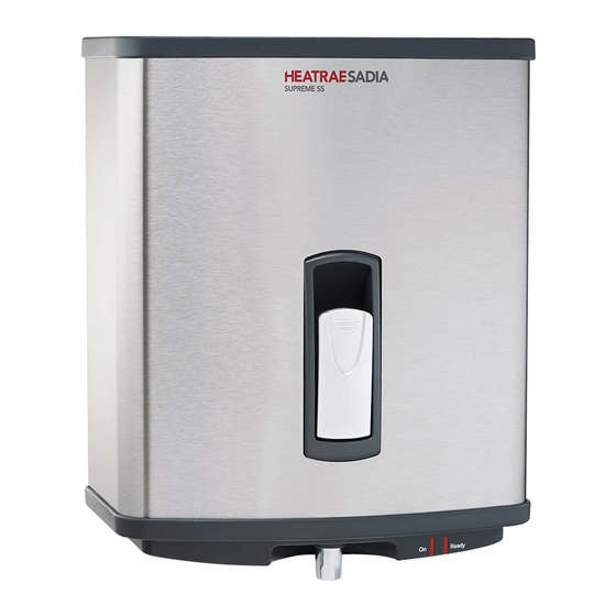 Heatrae Sadia SUPREME 150SS Fitting Instructions And User Manual