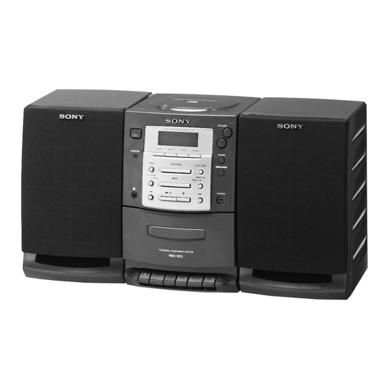 Sony PMC-107L Service Manual