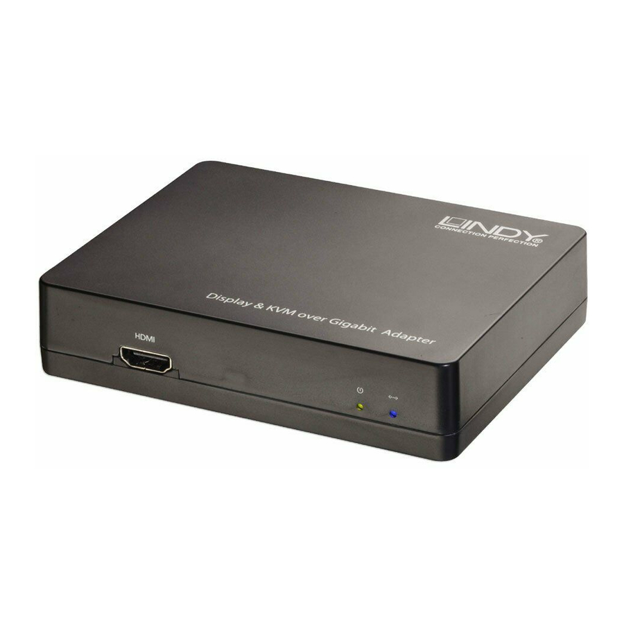 Lindy 38082 Quick Manual