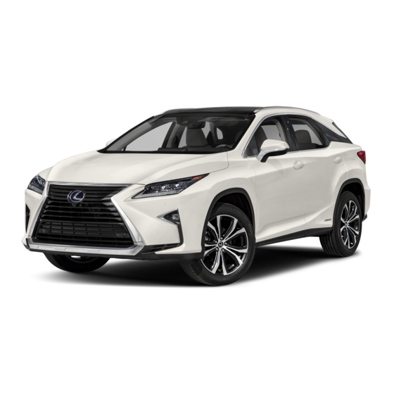 Lexus RX 450h Owner's Manual